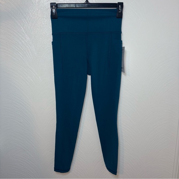 Athleta Salutation Stash High Rise 7/8 Leggings in Coastal Teal Size XS NWT - Picture 3 of 4